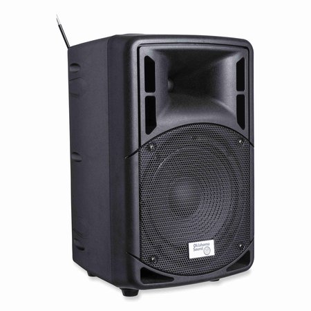 OKLAHOMA SOUND Wireless PA System with Wireless Tie Clip Microphone, 40 W, Black PRA8000PRA86